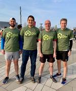 John Kildea and fellow members of the Opal Health Informatics Group ran in the 21k de Montreal race and raised $3,165.94 for the Laurie J. Hendren Opal Scholarship fund at the Cedars Cancer Foundation!